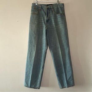 Vintage Rocawear jeans! Baggy jeans with insane design on back pockets.